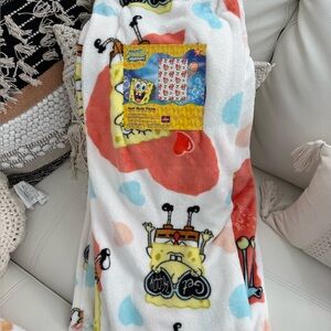 SpongeBob SquarePants Valentine’s Fleece Throw